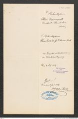 k.k. naturhistorisches Hofmuseum, Intendanzakten 1885-1896 (Hauer), Aktenzahl Z.463.a/1889, Seite 2